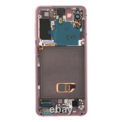 Original Samsung Galaxy S21 5G G991B Écran Tactile D'Affichage LCD Rose Vif