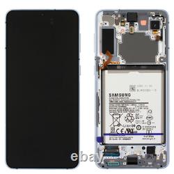 Original Samsung Galaxy S21 Plus 5G G996B LCD Écran Tactile Verre Argent