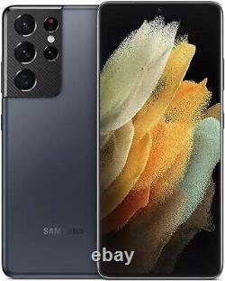 Original Samsung Galaxy S21 Ultra 5G G998U 6.8 Smartphone 256GB 512GB Débloqué