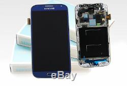 Original Samsung Galaxy S4 Bleu i9505 Affichage LCD Cadre Écran