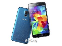 Original Samsung Galaxy S5 SM-G900A 16GB 4G LTE Smartphone Débloqué Bleu