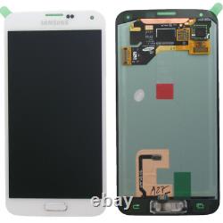 Original Samsung Galaxy S5 SM-G900F Écran Tactile D'Affichage LCD Écran Blanc