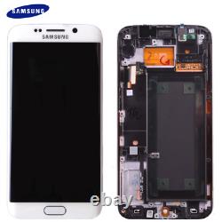 Original Samsung Galaxy S6 edge G925F Écran Tactile D'Affichage LCD Écran Blanc