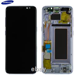 Original Samsung Galaxy S8 G950F Écran Tactile D'Affichage LCD Écran Orchid Gris