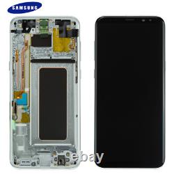 Original Samsung Galaxy S8 Plus G955F Écran Tactile D'Affichage LCD Écran Argent
