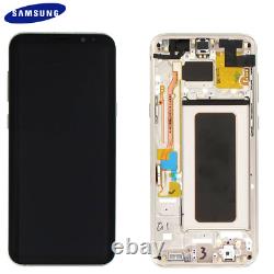 Original Samsung Galaxy S8 Plus G955F LCD Écran Tactile Numériseur Or