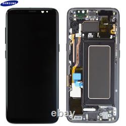 Original Samsung Galaxy S8 SM-G950F Écran Tactile D'Affichage LCD Écran Noir