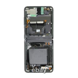 Original Samsung Galaxy Z Flip 5G SM-F707 LCD Écran Tactile Cadre Gris