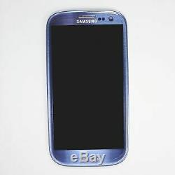 Original Vitre tactile écran LCD sur châssis Samsung Galaxy S3 I9300 bleu