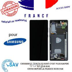 Originale Ecran LCD Complet Gris Pour Samsung Galaxy Note 20 N980F Avec Châssis