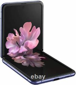 Samsung F700 FDS Galaxy Z Flip 4G+ 256Go Original débloqué Écran Pliable Violet