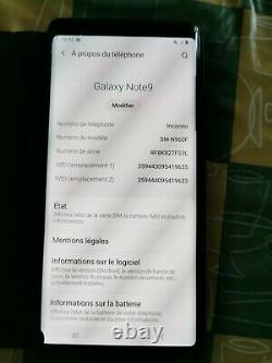Samsung Galaxy Note 9 N960F 128 Go 100% originale occasion bien lire l'annonce