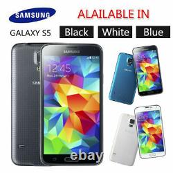 Samsung Galaxy S5 SM-G900F-16GB Débloqué 4 G 100% Original UK Stock mix couleurs