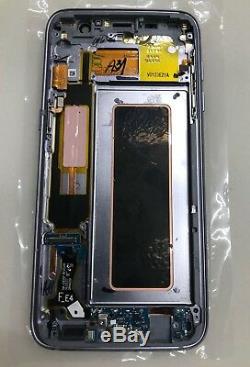 Samsung Galaxy S7 Bord G935F Bleu Ciel Oled Écran Tactile LCD Original