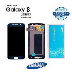 Vitre Tactile Ecran LCD Noir Original Samsung Galaxy G920F S6 Noir Bleu Or Blanc
