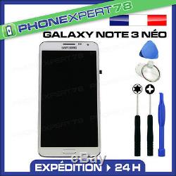 Vitre Tactile + Ecran LCD Original Samsung Galaxy Note 3 Néo N7505 Blanc +outils