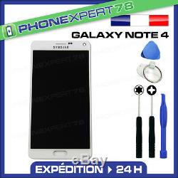 Vitre Tactile + Ecran LCD Original Samsung Galaxy Note 4 Blanc Sm-n910 + Outils