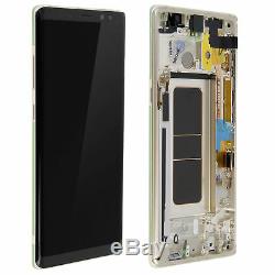 Vitre Tactile Ecran LCD Original Sur Chassis Samsung Galaxy Note 8 Or Gold