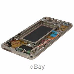 Vitre Tactile Ecran LCD Original Sur Chassis Samsung Galaxy S8 Or Gold G950